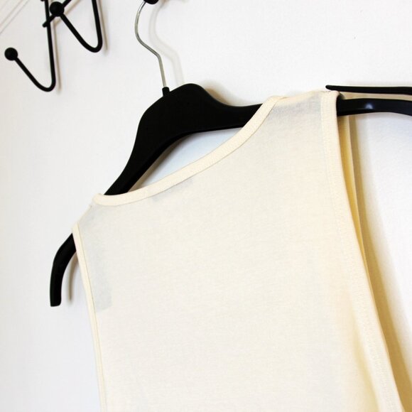 BNWT SS25 LEMAIRE TANK TOP LIGHT CREAM L - Picture 5 of 13